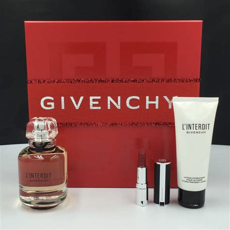 givenchy interdit gift set|givenchy l'interdit gift set boots.